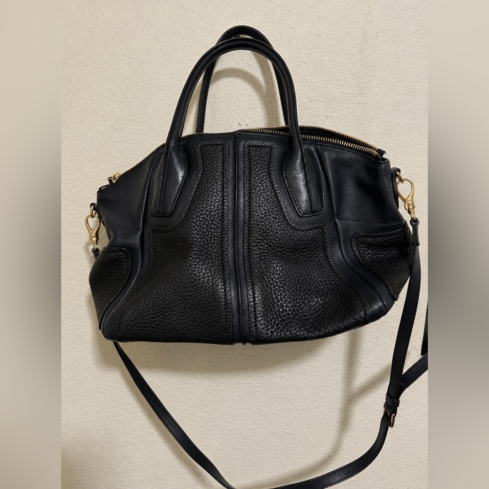 Tod's D-Styling Bauletto Leather Top-Handle Shoulder Bag (Bi-color)